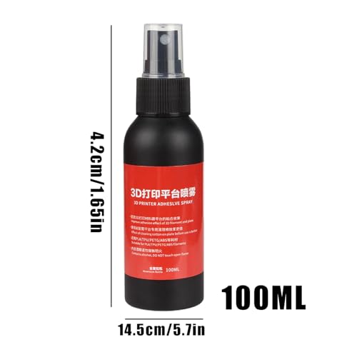 3D Drucker Kleber - 100ml Haftspray für starke Bett-Nivellierung, ideal für Bastelprojekte & Wartung
