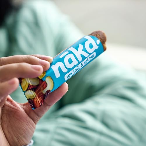 Nakd Riegel - Gesunde Frucht- und Nuss-Snacks für Erwachsene & Kinder, vegan, glutenfrei, ideal für Frühstück (24 Stück)