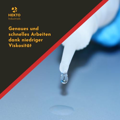 Hekto Industrial 2x 30g Sekundenkleber | extrem stark & hitzebeständig für Werkstatt & Technik