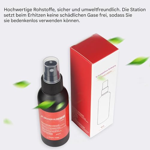 3D Drucker Kleber - 100ml Haftspray für starke Bett-Nivellierung, ideal für Bastelprojekte & Wartung