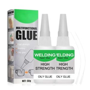 2026 Upgrade 50g Universalkleber – Hochfester, multifunktionaler Superkleber für Kunststoff, Metall, Keramik, Leder und
