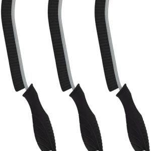 Hartborsten Ecken Reinigungsbürste Schwarz - Effektive Fugenbürste für Bad & Fliesen, 3 Stück zur gründlichen Reinigung