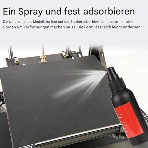 3D Drucker Kleber - 100ml Haftspray für starke Bett-Nivellierung, ideal für Bastelprojekte & Wartung