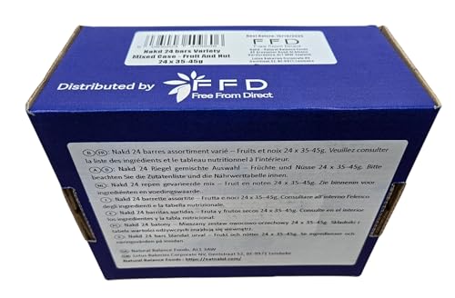 Nakd Riegel - Gesunde Frucht- und Nuss-Snacks für Erwachsene & Kinder, vegan, glutenfrei, ideal für Frühstück (24 Stück)