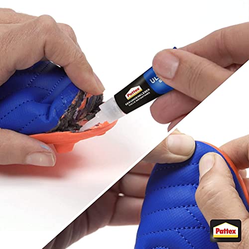 Pattex Sekundenkleber Ultra Gel – Extra starker, flexibler Superkleber für Gummi, Leder & Holz, 10g