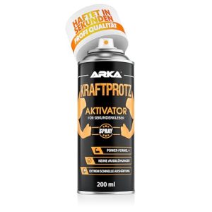 KRAFTPROTZ Aktivator Spray 200 ml – Schneller Aushärtungsbeschleuniger für Sekundenkleber, hitze- & wasserfest, ideal fü