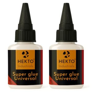 Hekto Industrial 2x 30g Sekundenkleber | extrem stark & hitzebeständig für Werkstatt & Technik