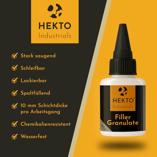 Hekto Industrial 2x 30g Sekundenkleber | extrem stark & hitzebeständig für Werkstatt & Technik