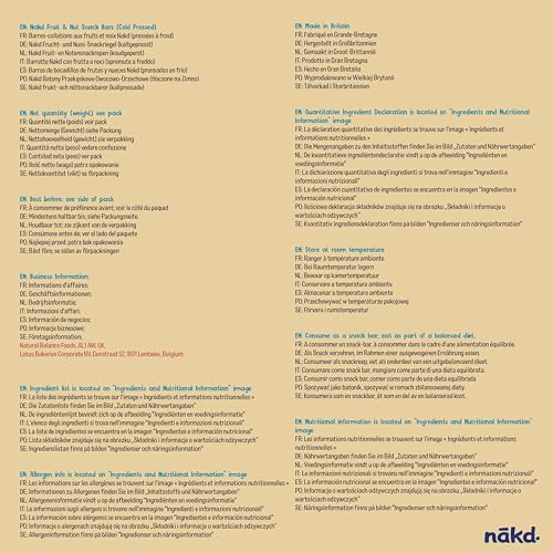 Nakd Riegel - Gesunde Frucht- und Nuss-Snacks für Erwachsene & Kinder, vegan, glutenfrei, ideal für Frühstück (24 Stück)