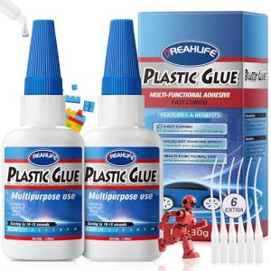 Ultrastarker Sekundenkleber für Kunststoffe 30g x 2 – Ideal für Modellbau, DIY und Reparaturen von Spielzeug, Auto & meh