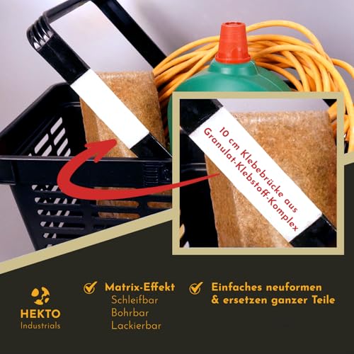 Hekto Industrial 2x 30g Sekundenkleber | extrem stark & hitzebeständig für Werkstatt & Technik