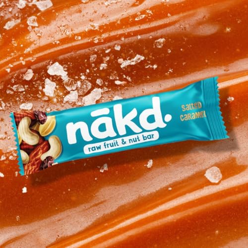 Nakd Riegel - Gesunde Frucht- und Nuss-Snacks für Erwachsene & Kinder, vegan, glutenfrei, ideal für Frühstück (24 Stück)