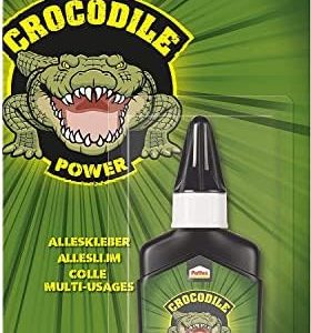 Pattex Crocodile Power Alleskleber, flexibler und starker Kleber für Metall, Holz, Kunststoff – ideal für Heimwerkerproj