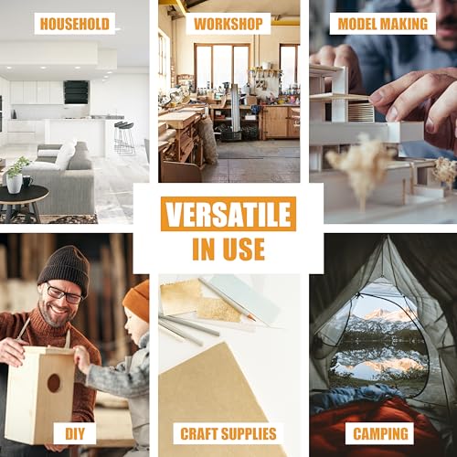 KRAFTPROTZ Sekundenkleber flüssig – 50g Superkleber für Holz, Glas, Metall – wasserfest & hitzebeständig, ideal für präz