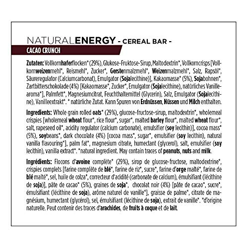 Powerbar - Natürlicher Energieriegel - Erdbeere Cranberry - 18x40g - Vegane Kohlenhydrate mit Magnesium - Palmölfrei für